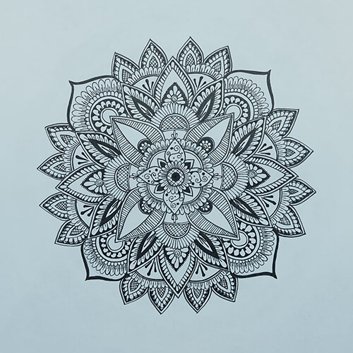Retro style - Black and White